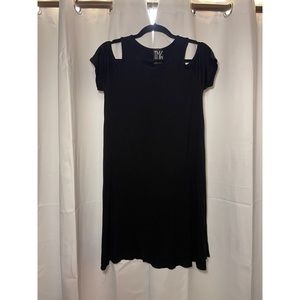 NWOT Black Cold-Shoulder Sundress